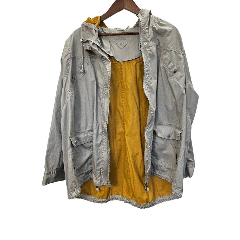 Jou Jou Windbreaker Jacket Hoodie Winter Lightweight High Neck Size 3X